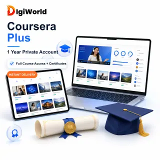 🎓 Coursera Plus – 1 Year Private Account | Full Access to All Courses | Certificate Included | Instant Email Delivery