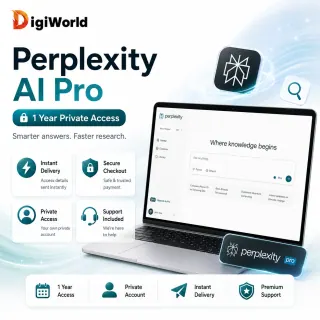Perplexity AI Pro Subscription | 1-Year Upgrade to Your Personal Account | Instant Activation Link | Instant Email Delivery