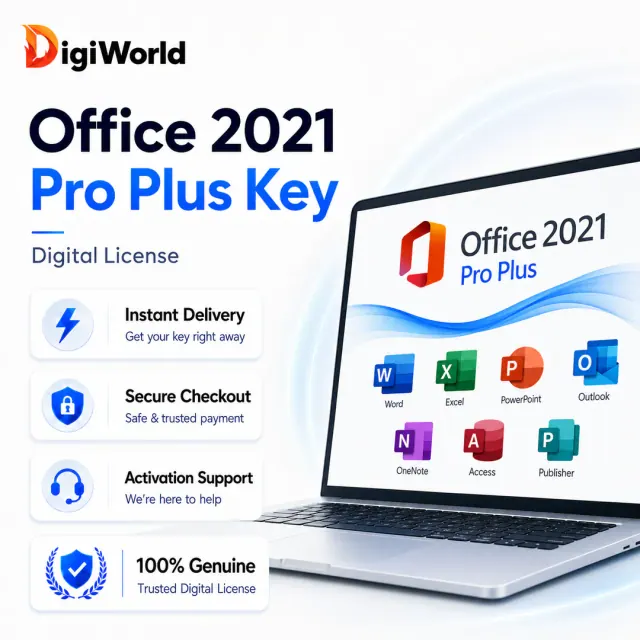 Office 2021 Pro Plus Genuine License Key | Lifetime Activation for 1 PC | Instant Email Delivery