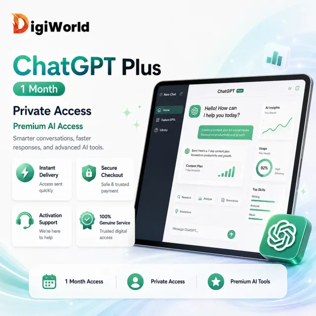 ChatGPT 5 premium Access to your own Email | 1 Month | Instant Email Delivery